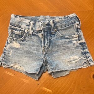 Distressed Girls GAP Jean Shorts